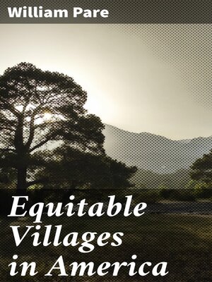 cover image of Equitable Villages in America